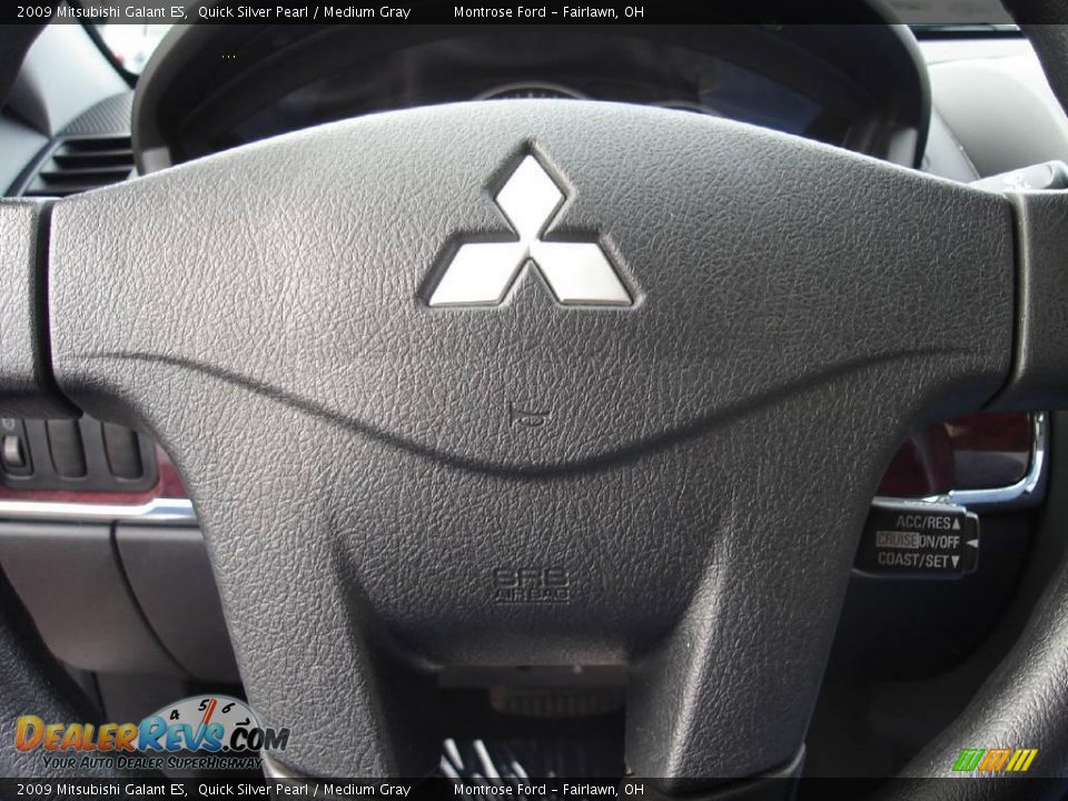 2009 Mitsubishi Galant ES Quick Silver Pearl / Medium Gray Photo #26