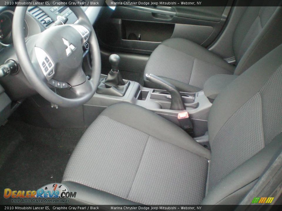 2010 Mitsubishi Lancer ES Graphite Gray Pearl / Black Photo #2