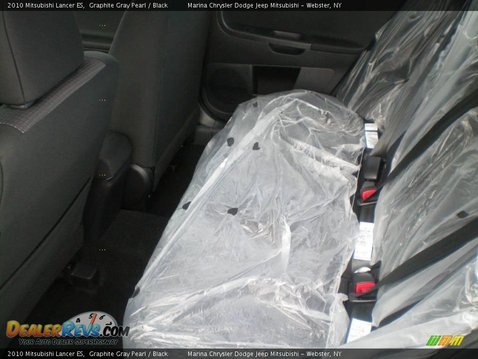 2010 Mitsubishi Lancer ES Graphite Gray Pearl / Black Photo #3