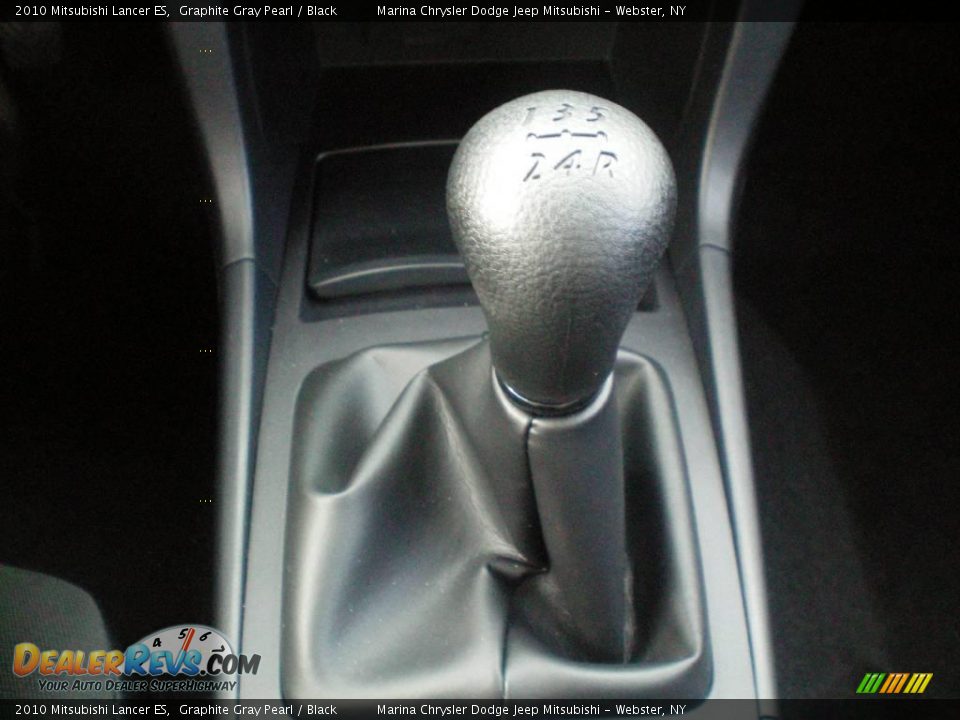 2010 Mitsubishi Lancer ES Graphite Gray Pearl / Black Photo #5