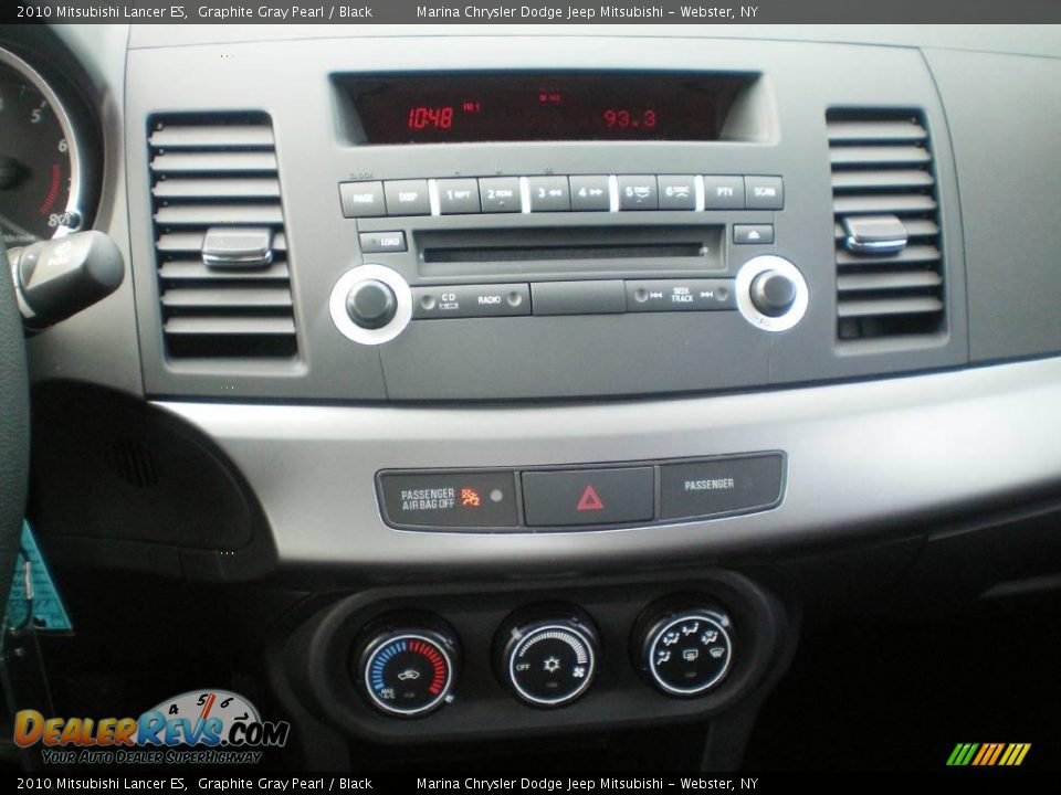 2010 Mitsubishi Lancer ES Graphite Gray Pearl / Black Photo #6
