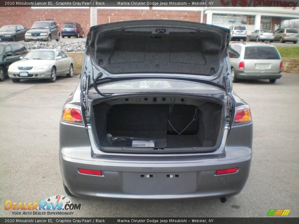 2010 Mitsubishi Lancer ES Graphite Gray Pearl / Black Photo #18