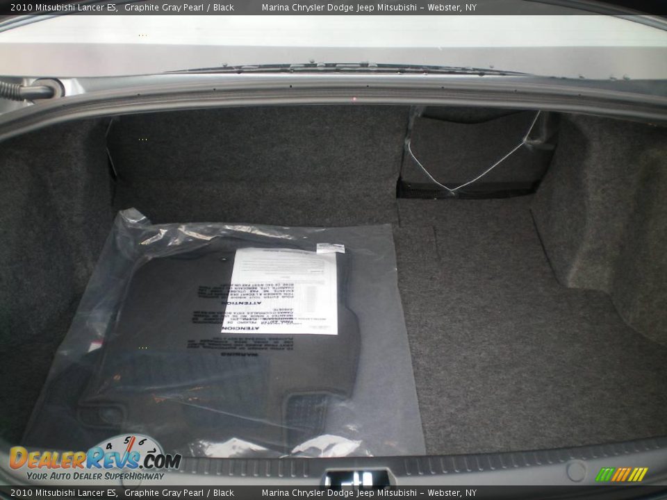 2010 Mitsubishi Lancer ES Graphite Gray Pearl / Black Photo #19