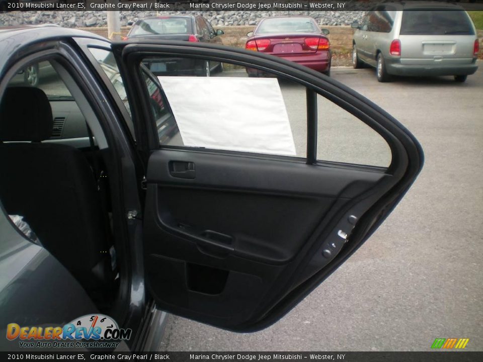 2010 Mitsubishi Lancer ES Graphite Gray Pearl / Black Photo #20