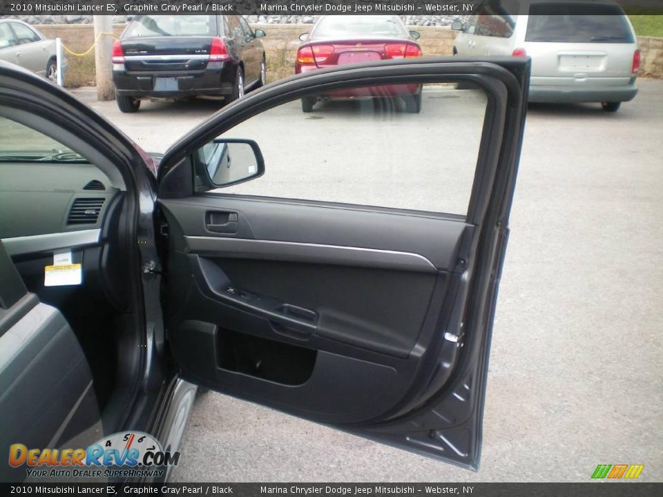 2010 Mitsubishi Lancer ES Graphite Gray Pearl / Black Photo #22