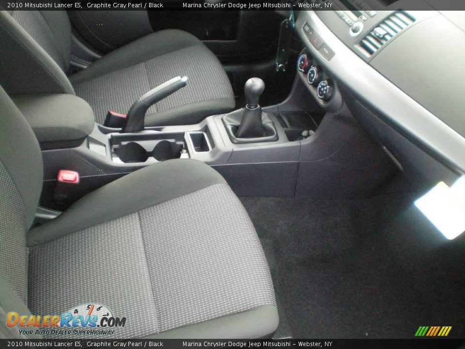 2010 Mitsubishi Lancer ES Graphite Gray Pearl / Black Photo #23
