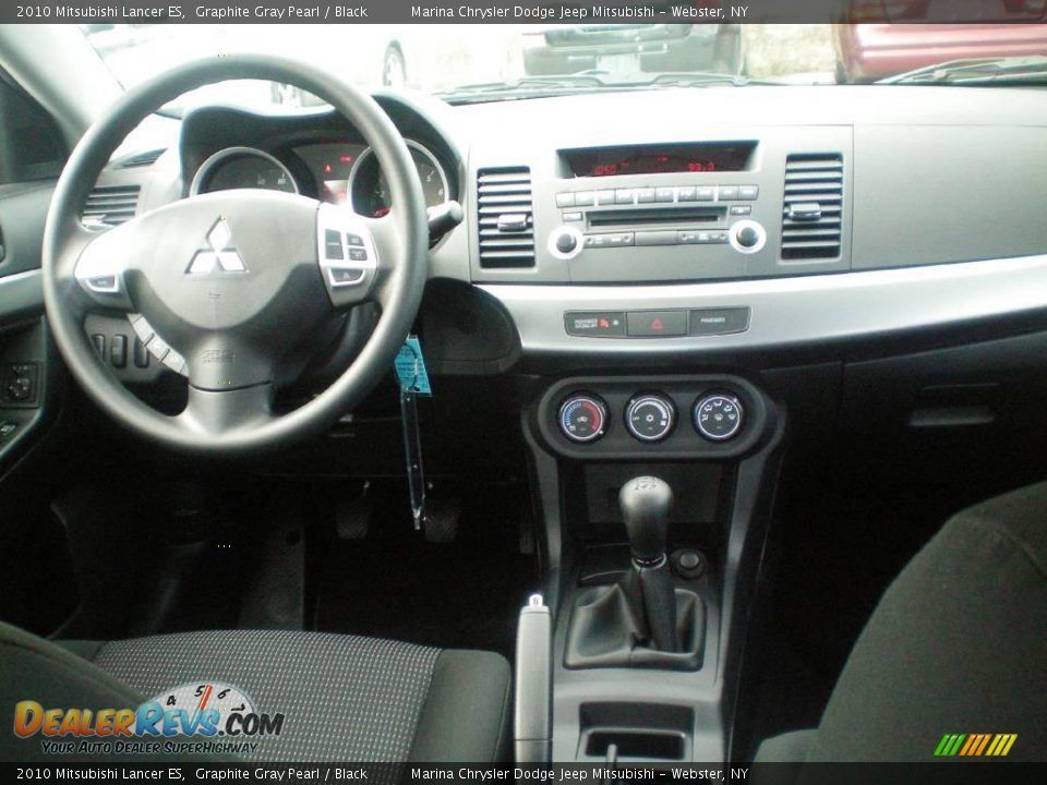 2010 Mitsubishi Lancer ES Graphite Gray Pearl / Black Photo #25
