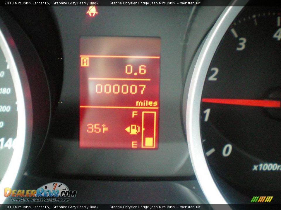 2010 Mitsubishi Lancer ES Graphite Gray Pearl / Black Photo #27