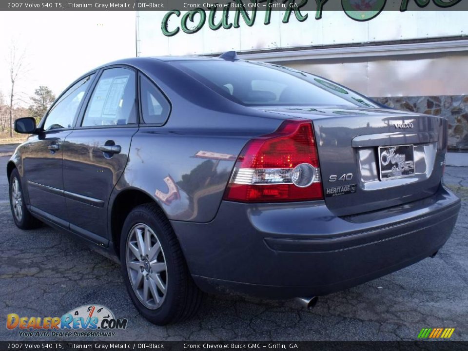 2007 Volvo  on 2007 Volvo S40 T5 Titanium Gray Metallic   Off Black Photo  3