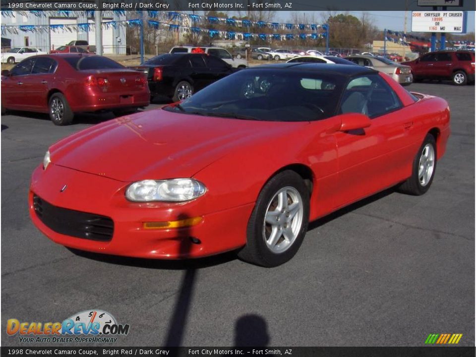 1998 Chevrolet Camaro Coupe Bright Red / Dark Grey Photo #1