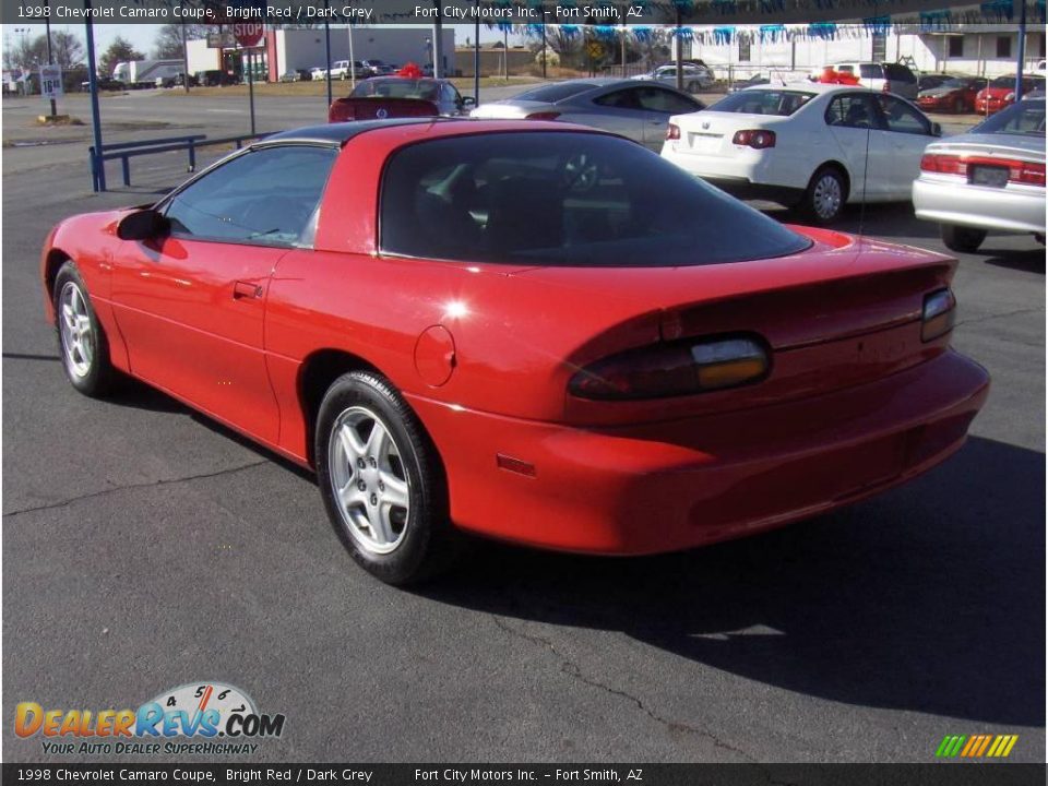 1998 Chevrolet Camaro Coupe Bright Red / Dark Grey Photo #2