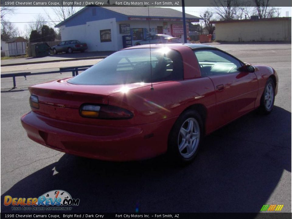 1998 Chevrolet Camaro Coupe Bright Red / Dark Grey Photo #3