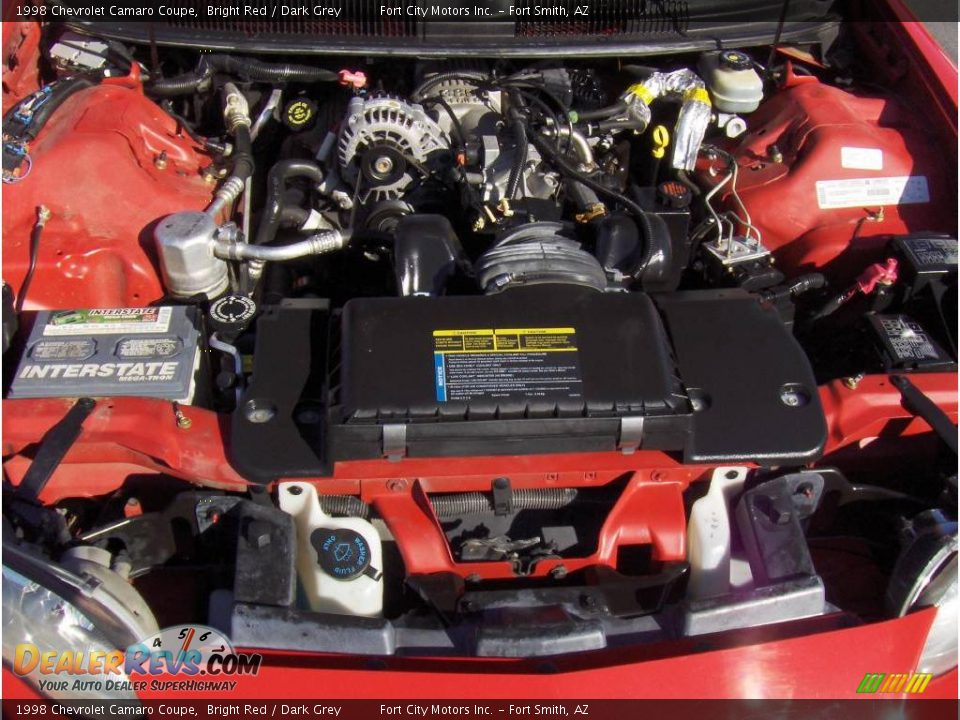 1998 Chevrolet Camaro Coupe Bright Red / Dark Grey Photo #11