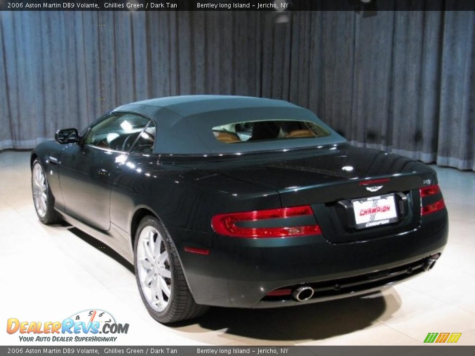 2006 Aston Martin DB9 Volante Ghillies Green / Dark Tan Photo #2