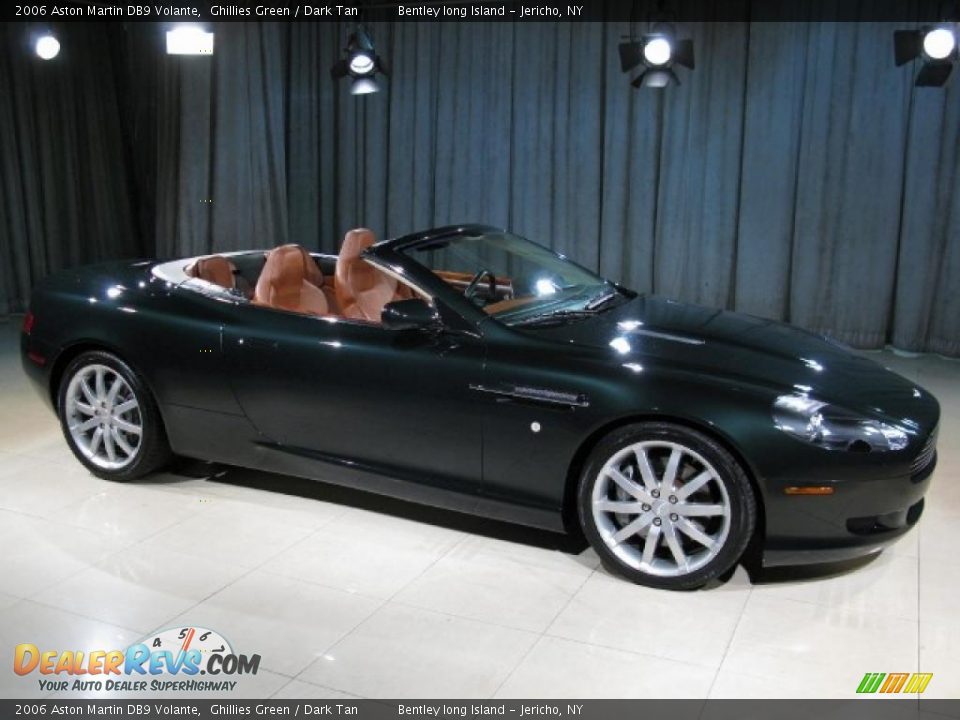 2006 Aston Martin DB9 Volante Ghillies Green / Dark Tan Photo #3