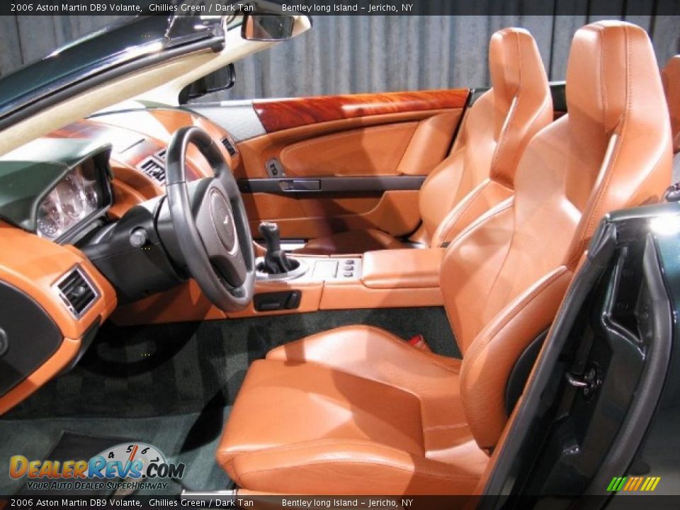 2006 Aston Martin DB9 Volante Ghillies Green / Dark Tan Photo #6