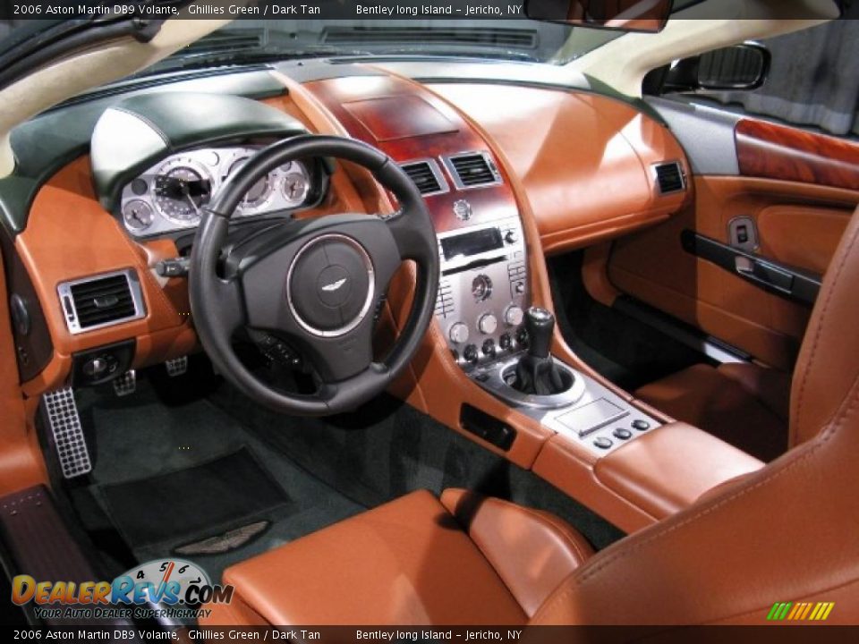 2006 Aston Martin DB9 Volante Ghillies Green / Dark Tan Photo #7