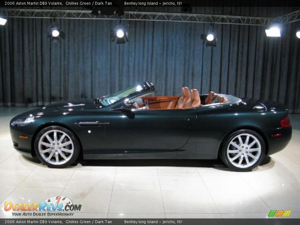 2006 Aston Martin DB9 Volante Ghillies Green / Dark Tan Photo #17