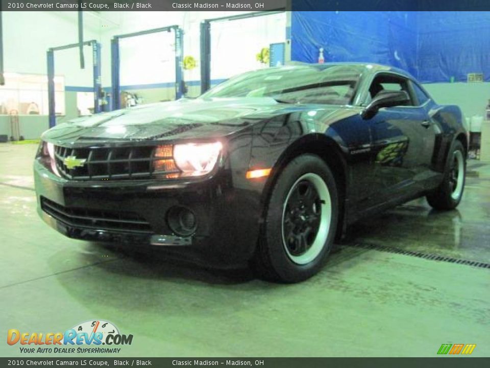 2010 Chevrolet Camaro LS Coupe Black / Black Photo #1