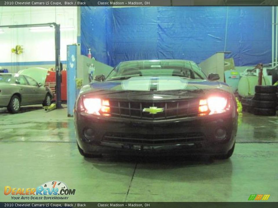 2010 Chevrolet Camaro LS Coupe Black / Black Photo #2