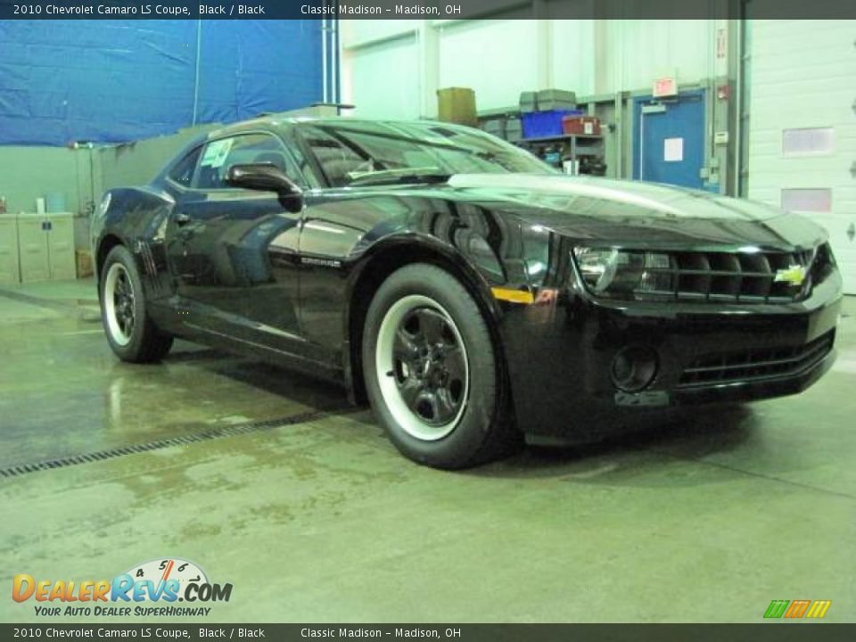 2010 Chevrolet Camaro LS Coupe Black / Black Photo #4