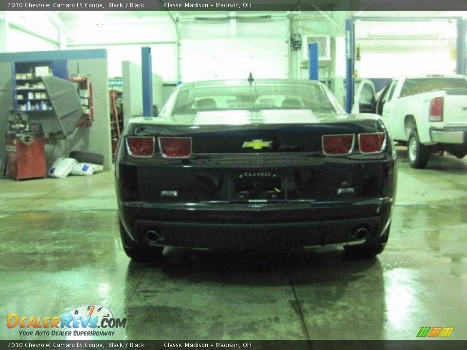 2010 Chevrolet Camaro LS Coupe Black / Black Photo #6