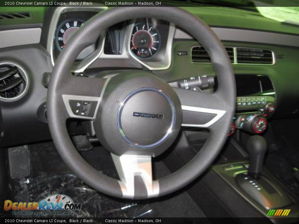 2010 Chevrolet Camaro LS Coupe Black / Black Photo #13