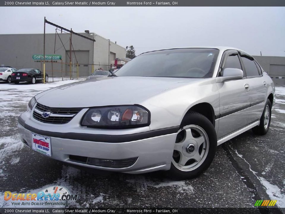 2000 Chevrolet Impala LS Galaxy Silver Metallic / Medium Gray Photo #1