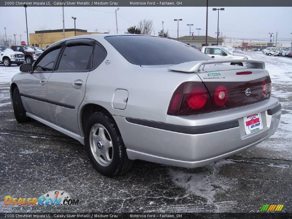 2000 Chevrolet Impala LS Galaxy Silver Metallic / Medium Gray Photo #3