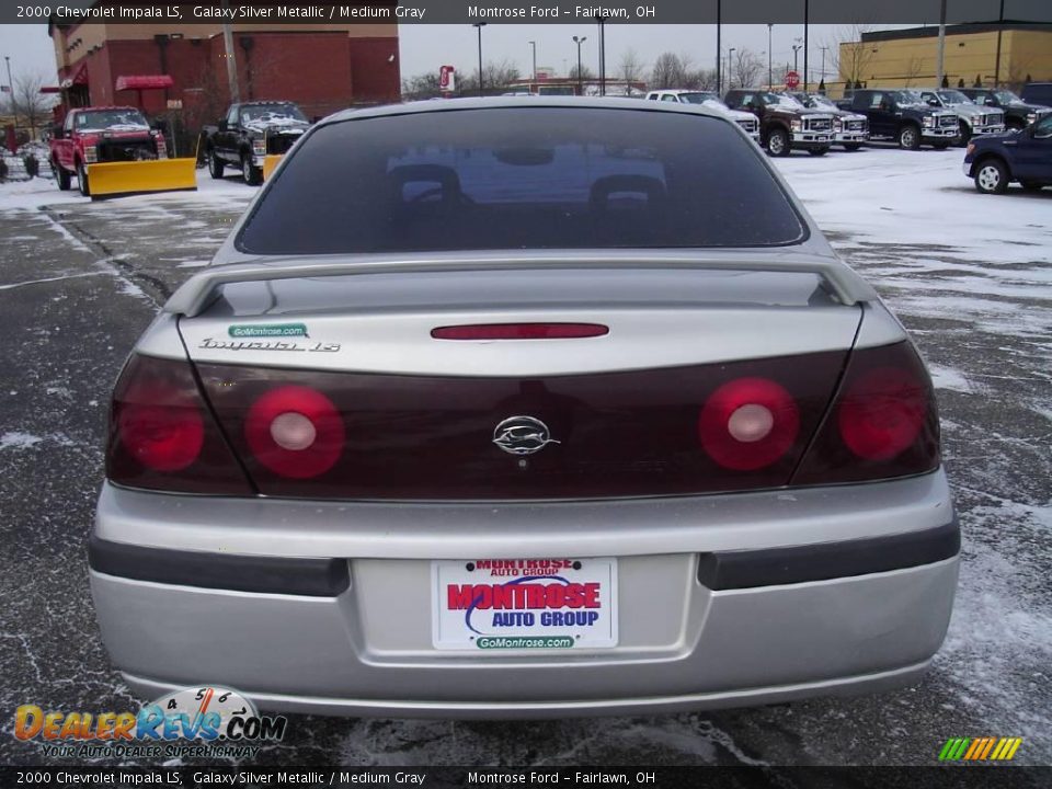 2000 Chevrolet Impala LS Galaxy Silver Metallic / Medium Gray Photo #4
