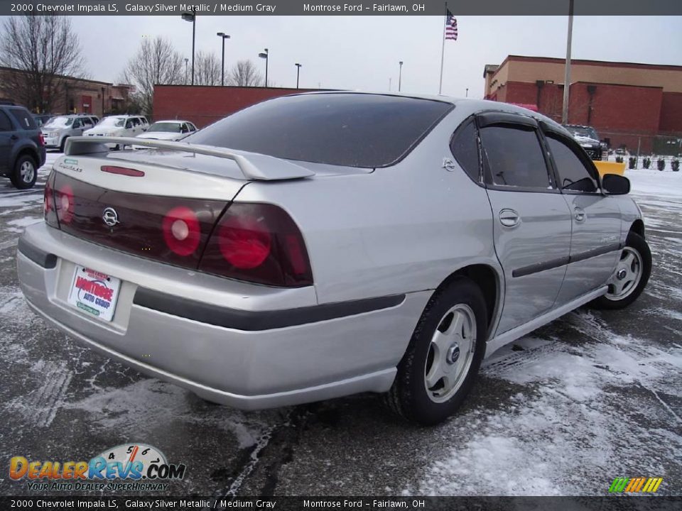2000 Chevrolet Impala LS Galaxy Silver Metallic / Medium Gray Photo #5