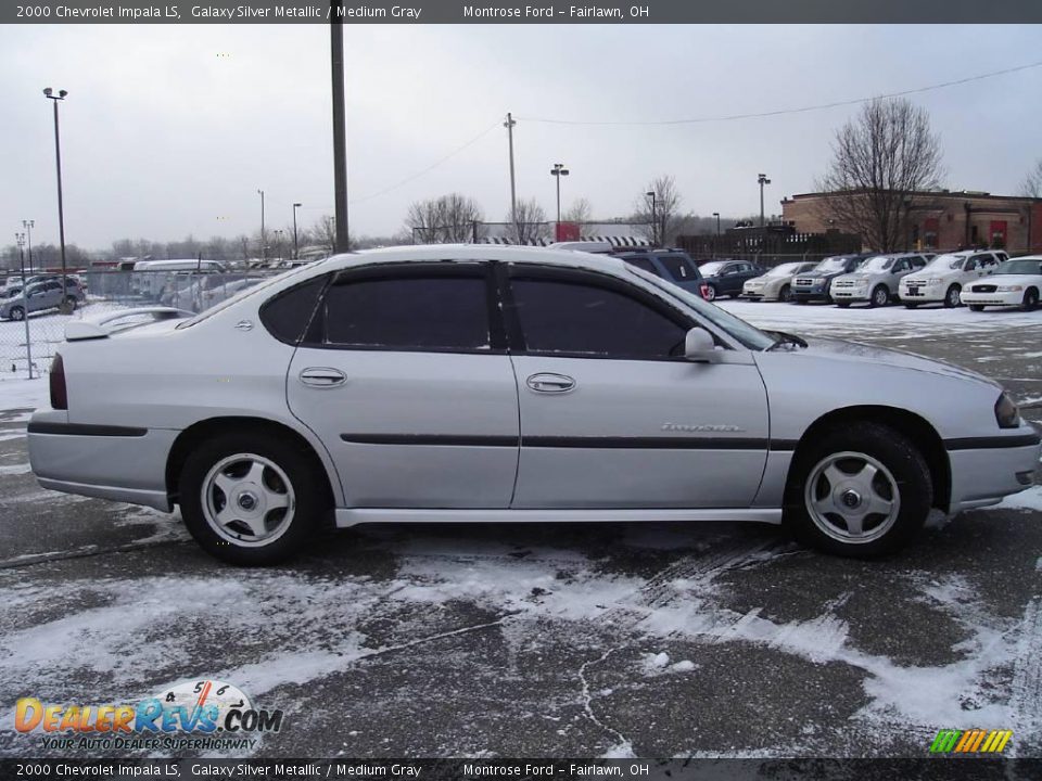 2000 Chevrolet Impala LS Galaxy Silver Metallic / Medium Gray Photo #6
