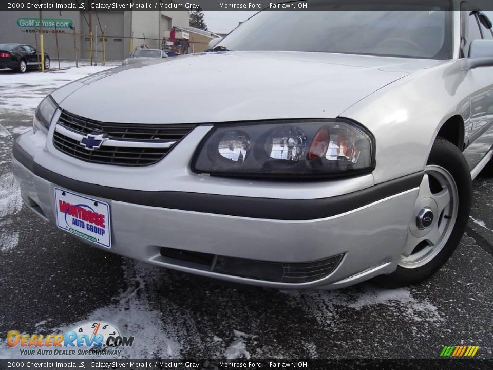 2000 Chevrolet Impala LS Galaxy Silver Metallic / Medium Gray Photo #9