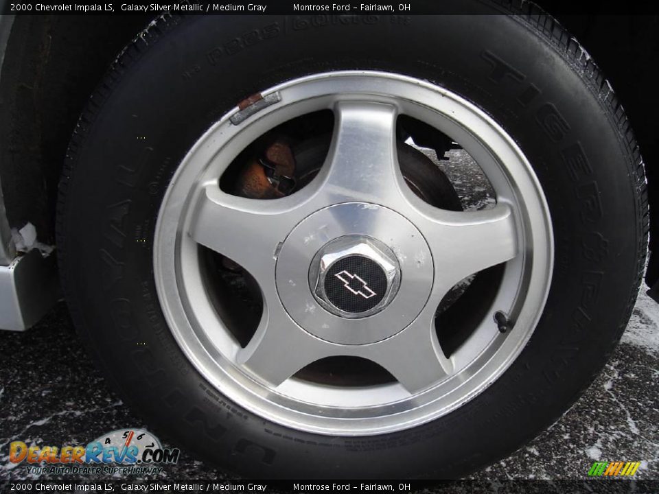 2000 Chevrolet Impala LS Galaxy Silver Metallic / Medium Gray Photo #11