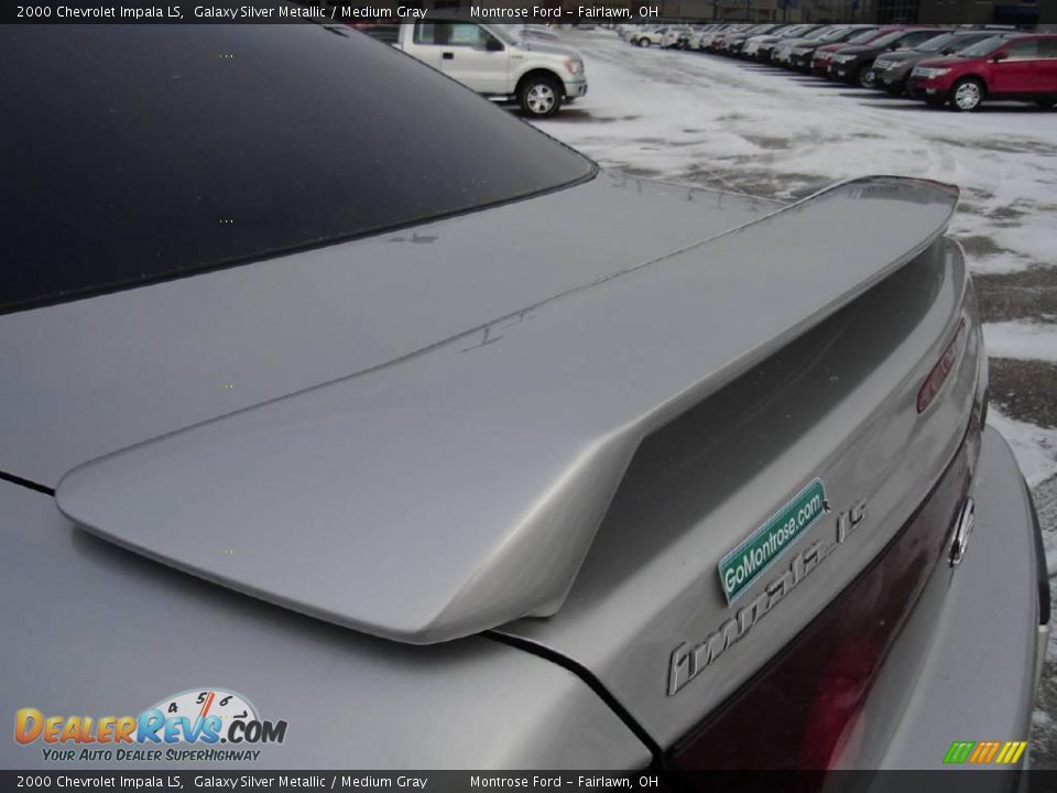 2000 Chevrolet Impala LS Galaxy Silver Metallic / Medium Gray Photo #12