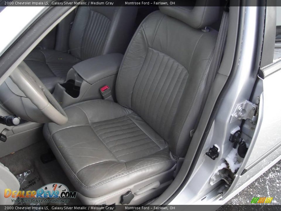 2000 Chevrolet Impala LS Galaxy Silver Metallic / Medium Gray Photo #14