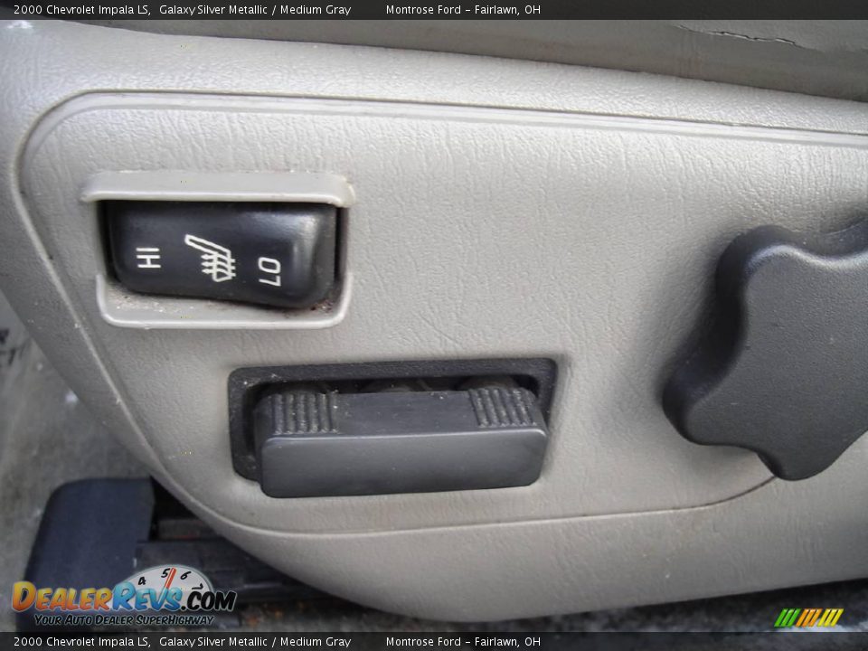 2000 Chevrolet Impala LS Galaxy Silver Metallic / Medium Gray Photo #15