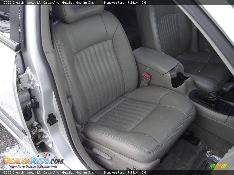 2000 Chevrolet Impala LS Galaxy Silver Metallic / Medium Gray Photo #16
