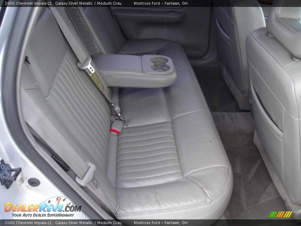 2000 Chevrolet Impala LS Galaxy Silver Metallic / Medium Gray Photo #18