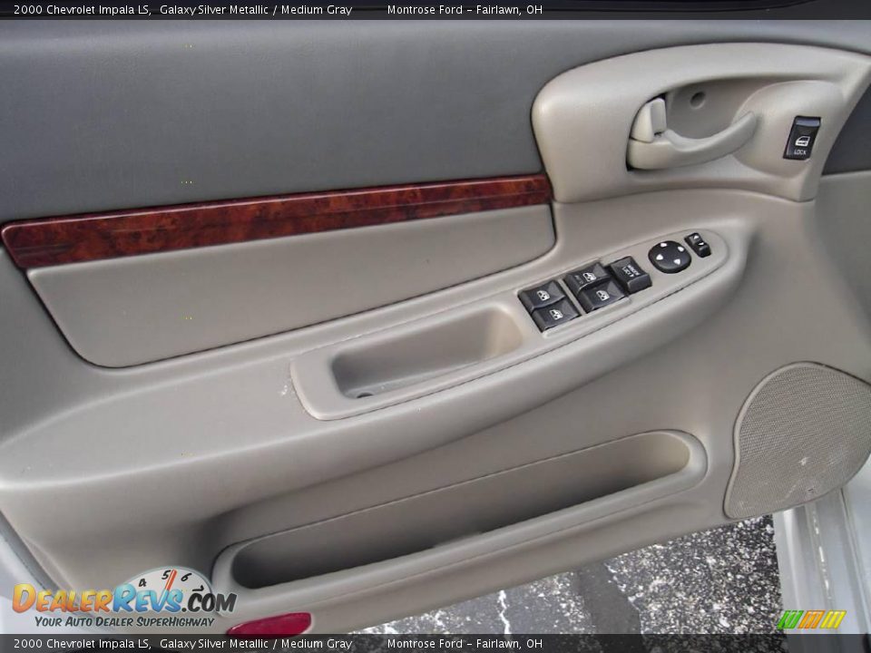 2000 Chevrolet Impala LS Galaxy Silver Metallic / Medium Gray Photo #25