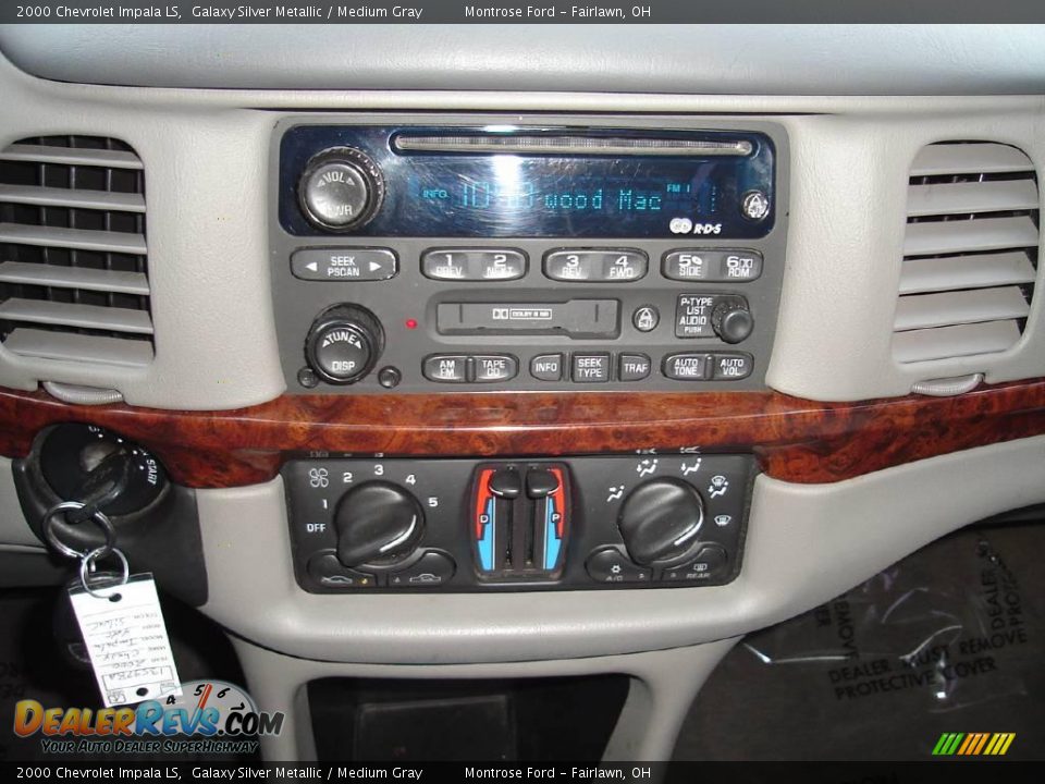2000 Chevrolet Impala LS Galaxy Silver Metallic / Medium Gray Photo #30