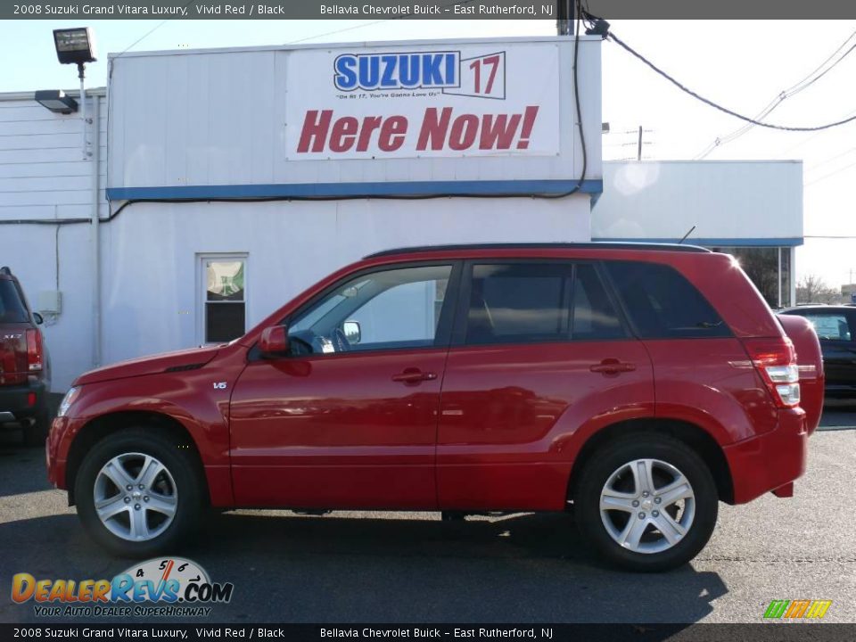 2008 Suzuki Grand Vitara Luxury Vivid Red / Black Photo #1