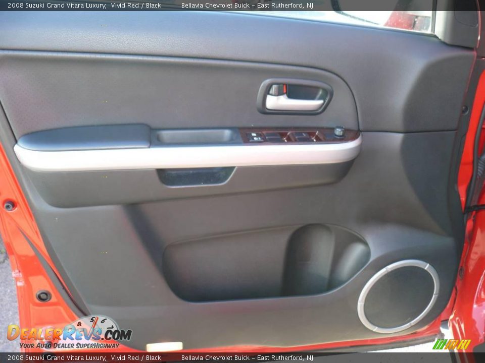 2008 Suzuki Grand Vitara Luxury Vivid Red / Black Photo #6