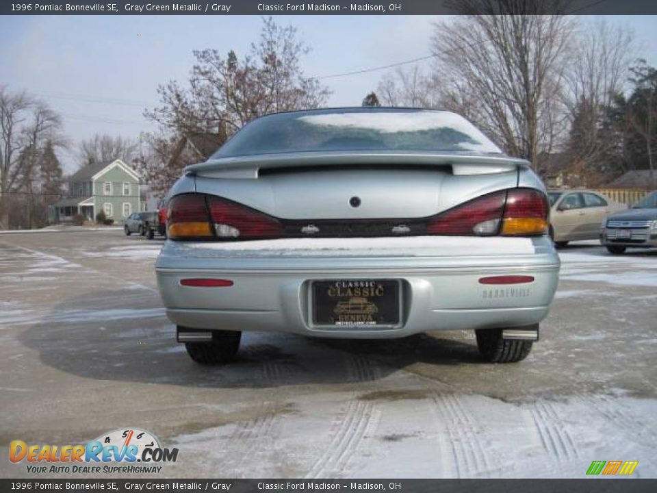 1996 Pontiac Bonneville SE Gray Green Metallic / Gray Photo #5