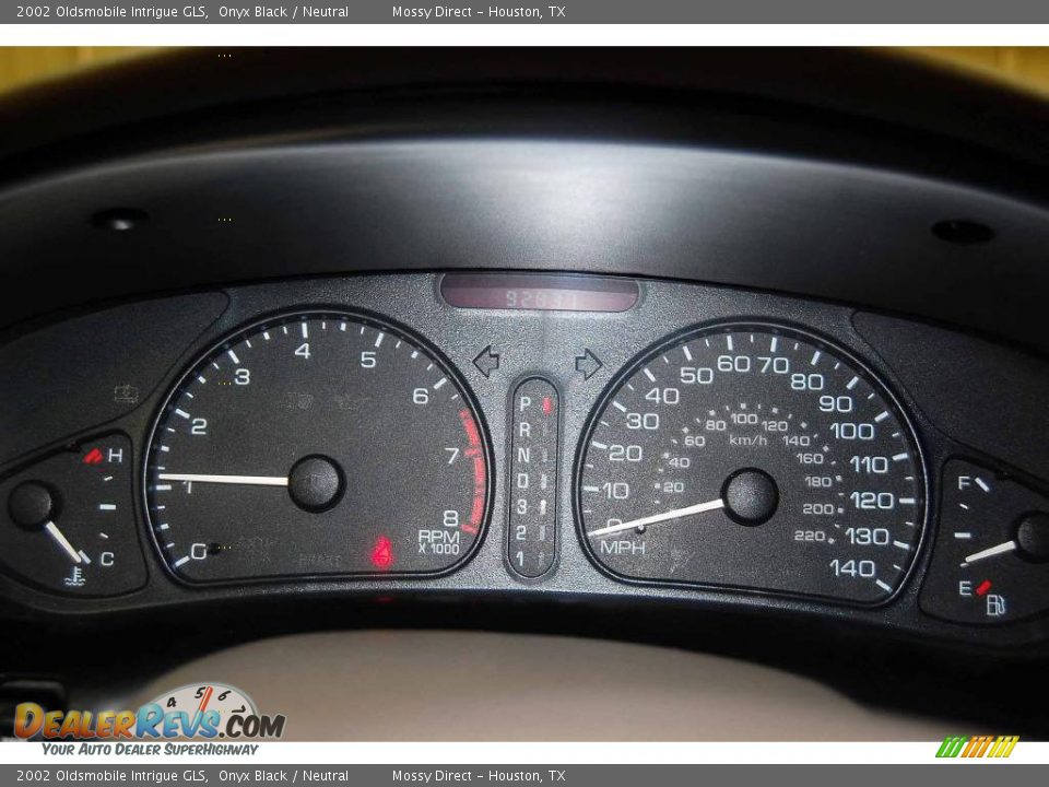 2002 Oldsmobile Intrigue GLS Onyx Black / Neutral Photo #28