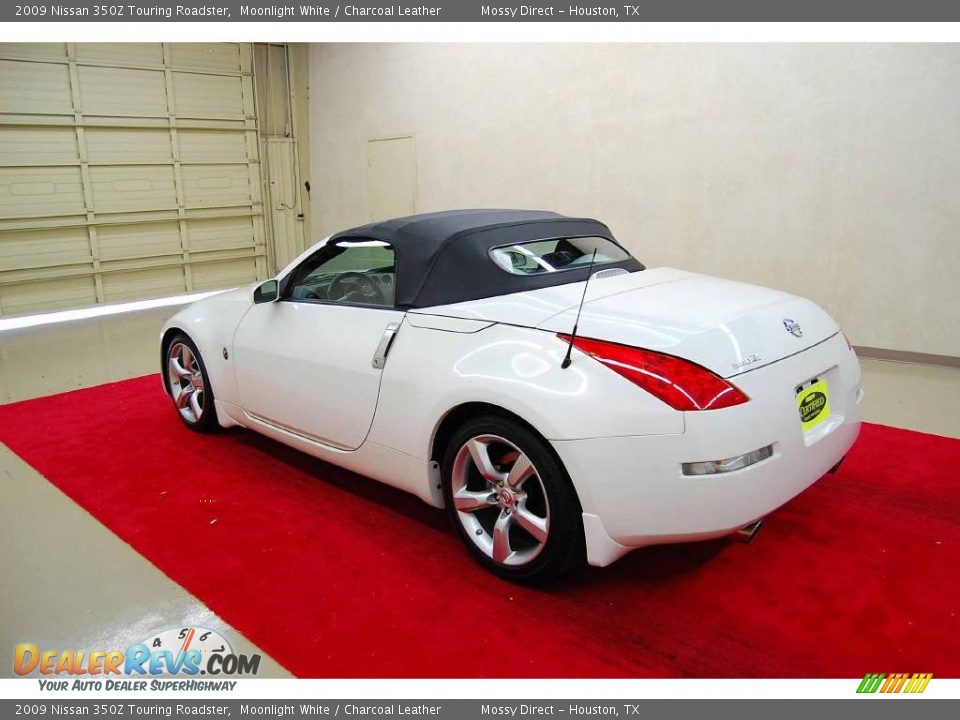 2009 Nissan 350Z Touring Roadster Moonlight White / Charcoal Leather Photo #4