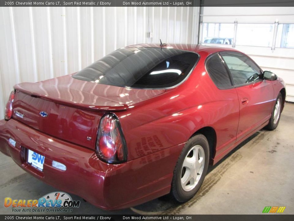 2005 Chevrolet Monte Carlo LT Sport Red Metallic / Ebony Photo #3