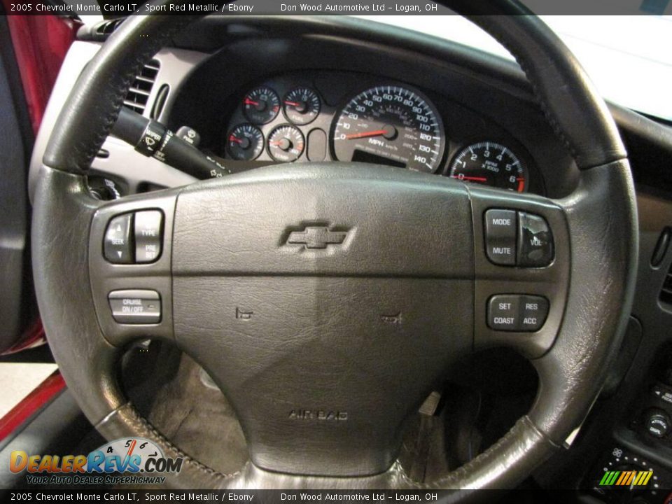 2005 Chevrolet Monte Carlo LT Sport Red Metallic / Ebony Photo #10