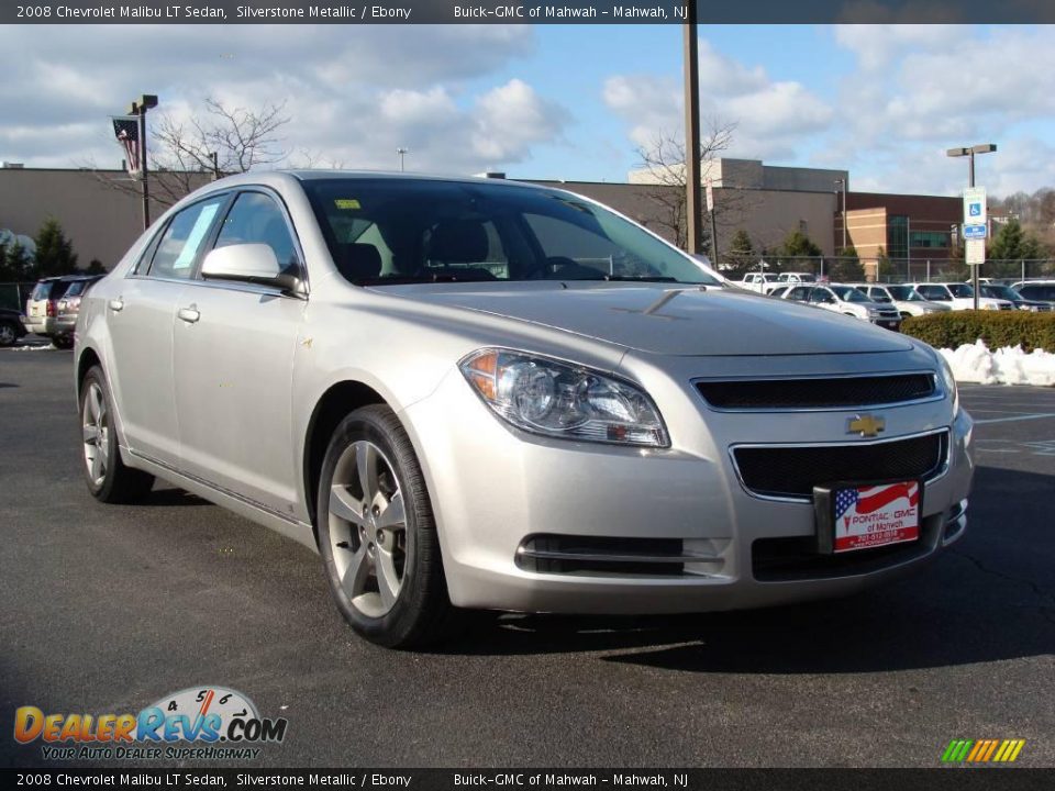 2008 Chevrolet Malibu LT Sedan Silverstone Metallic / Ebony Photo #3