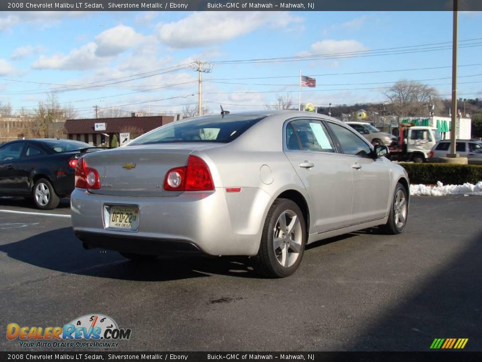 2008 Chevrolet Malibu LT Sedan Silverstone Metallic / Ebony Photo #5